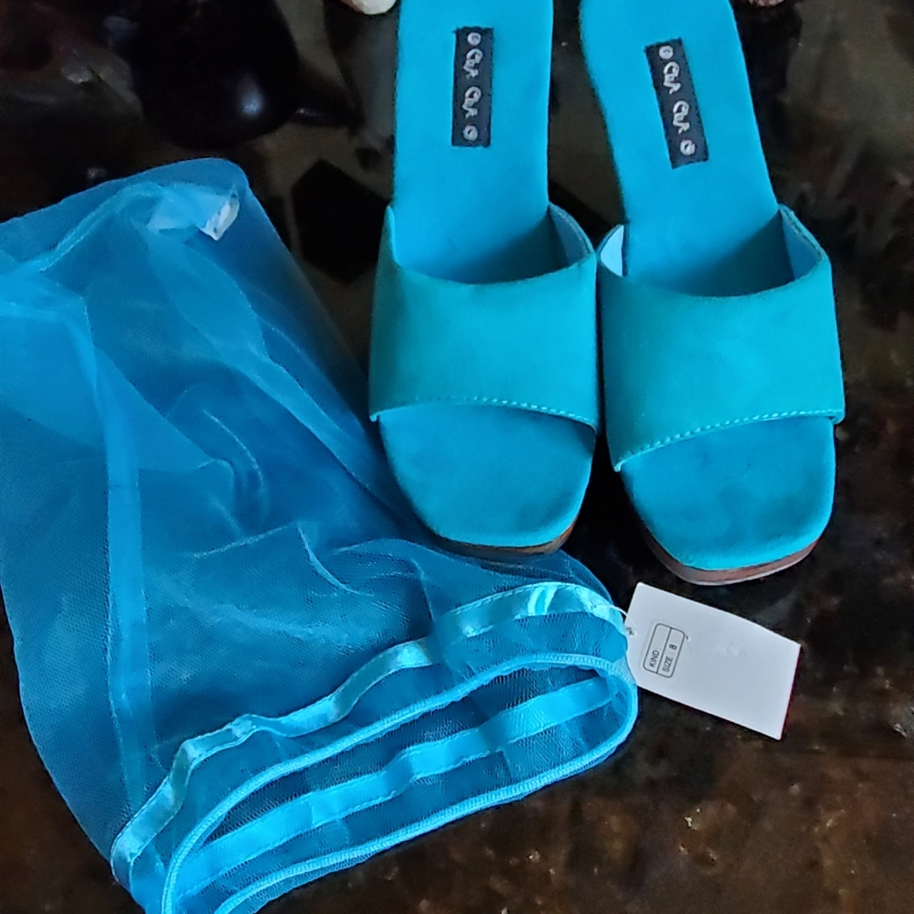 Gorgeous "Blue Suede Shoes"